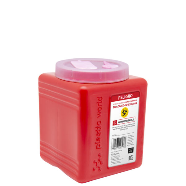RECOLECTOR DE PUNZOCORTANTES 1.5L - Image 3