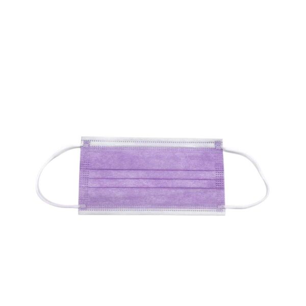 CUBREBOCAS ADULTO PLISADO VIOLETA - Image 2
