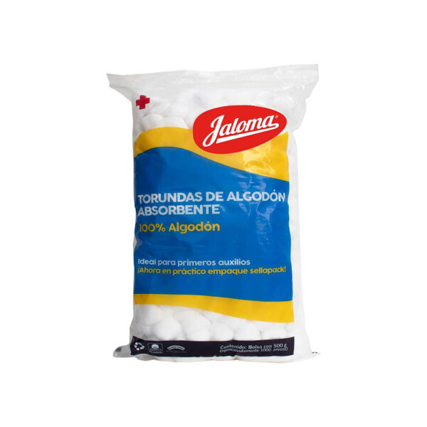 TORUNDA DE ALGODÓN JALOMA 500 GRAMOS