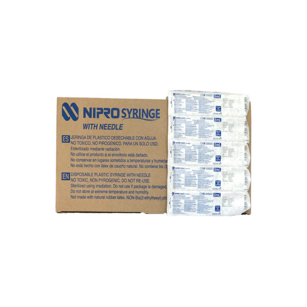JERINGA CON AGUJA 5ML NIPRO - Image 2