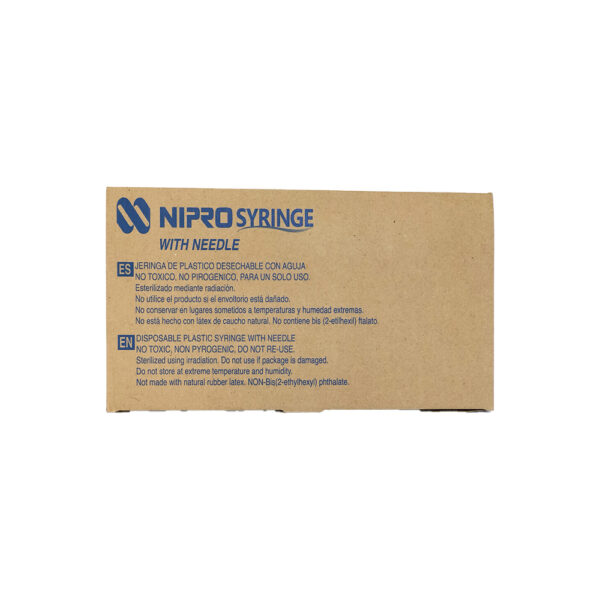 JERINGA CON AGUJA 5ML NIPRO