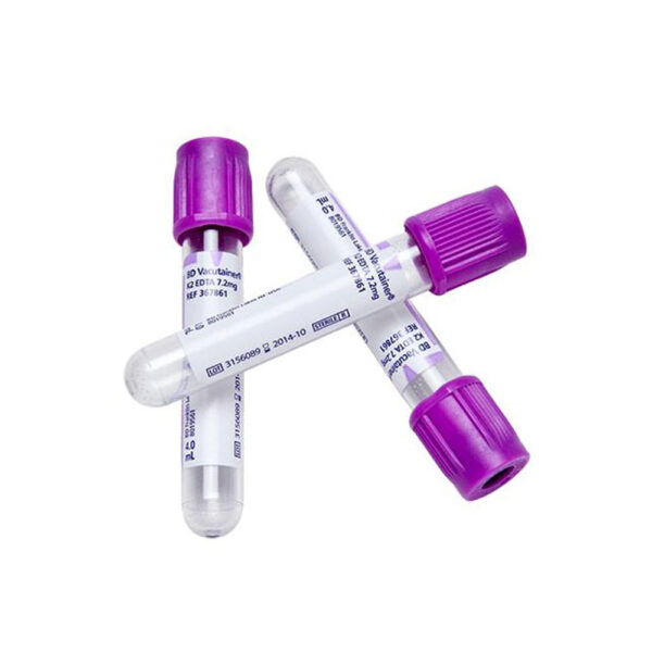 TUBO LILA PARA TOMA Y RECOLECCIÓN DE SANGRE 4 ML BD