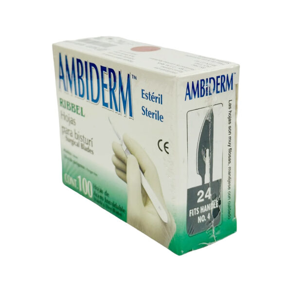 HOJAS PARA BISTURÍ #24 AMBIDERM