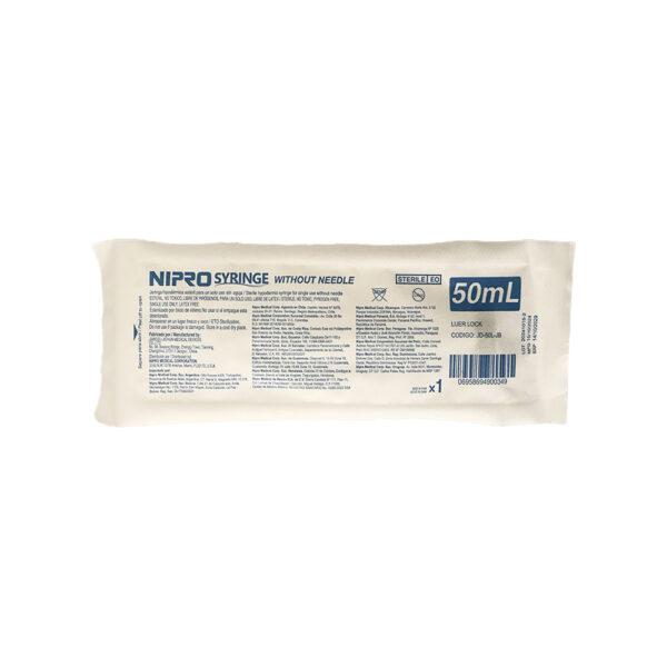 JERINGAS DE 50ML SIN AGUJA POR PIEZA NIPRO - Image 2
