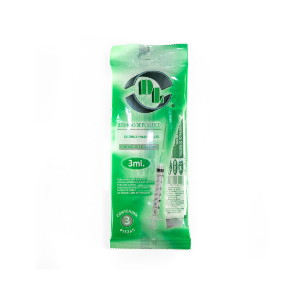JERINGAS CON AGUJA 3ML 21Gx32MM DL