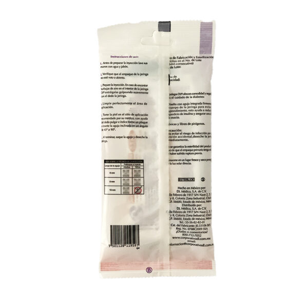 JERINGAS PARA INSULINA 0.3 ML, DL - Image 2