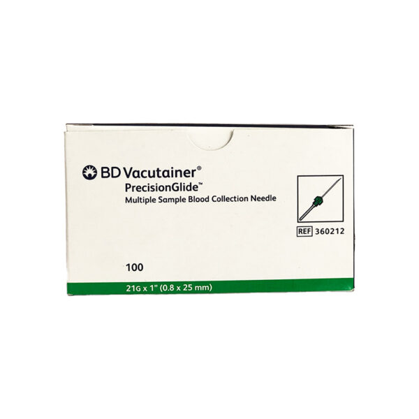AGUJA PARA RECOLECCIÓN DE SANGRE 21G x 1" BD VACUTAINER