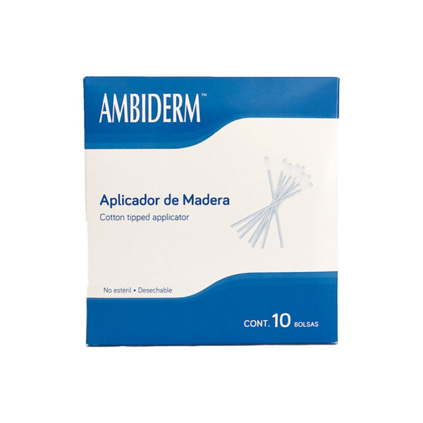 APLICADOR DE MADERA AMBIDERM CAJA