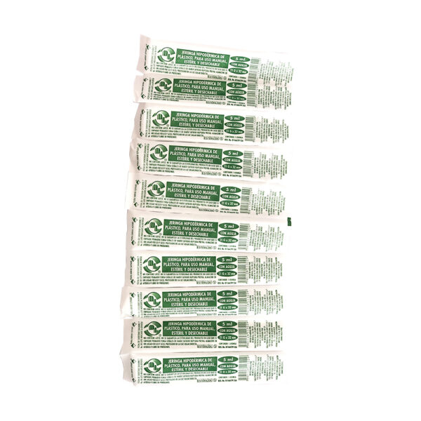 JERINGA CON AGUJA ESTÉRIL 5ML 21G X 32MM DL - Image 2