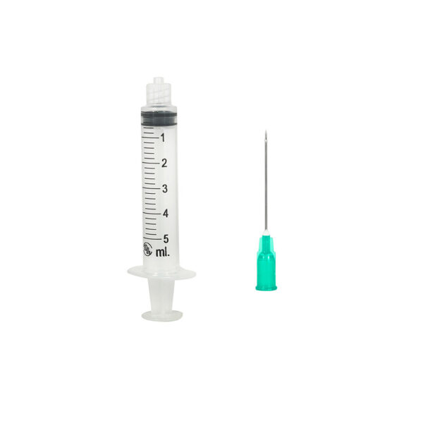 JERINGA CON AGUJA ESTÉRIL 5ML 21G X 32MM DL - Image 3