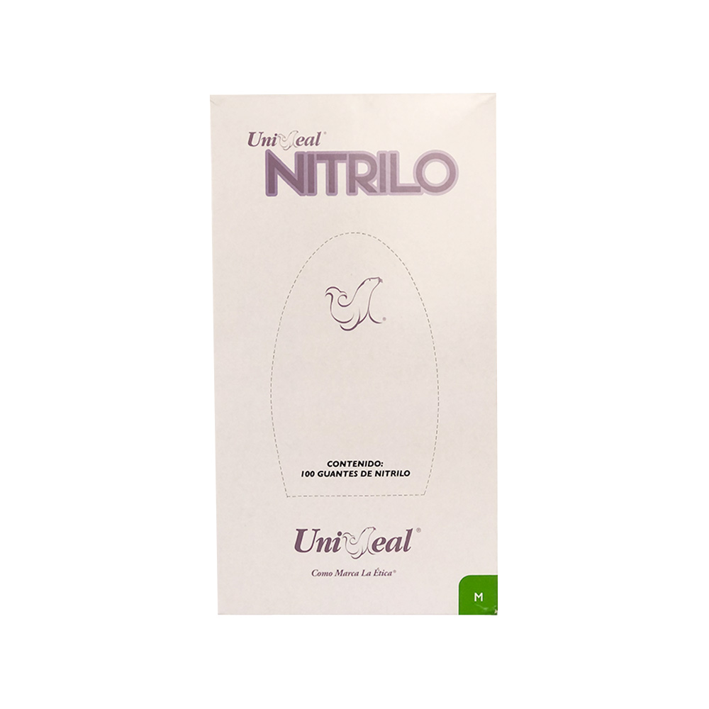 GUANTE DE NITRILO LILA METÁLICO UNISEAL - Image 2
